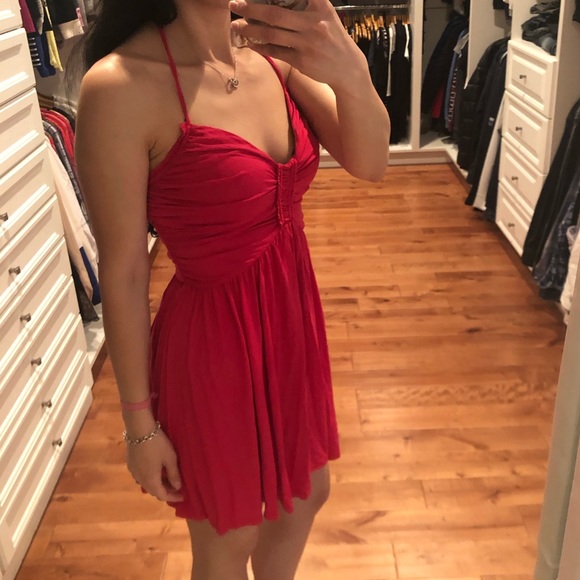 Victoria's Secret Dresses & Skirts - Pink halter summer dress